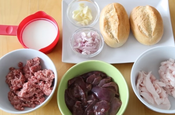 Nguyên liệu làm pate 