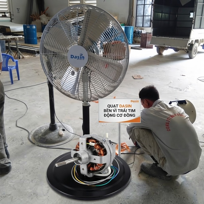 'Sự thật' đằng sau những chiếc quạt công nghiệp Dasin chạy bền bỉ 10 năm