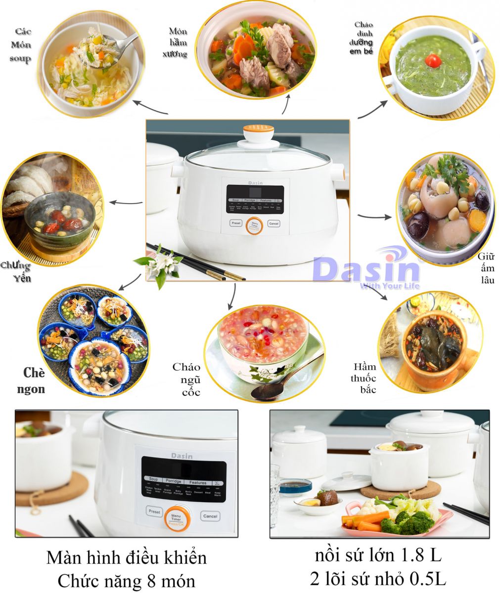 Nồi chưng cách thủy dasin 