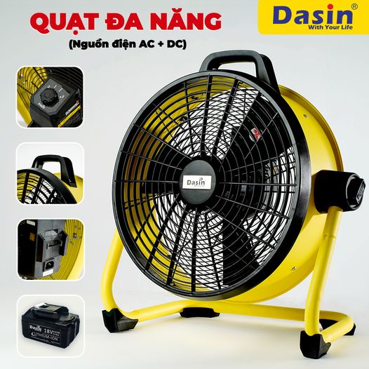 quạt điện pin 