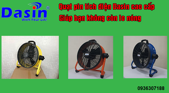 Quạt tích điện hay quạt dùng pin 