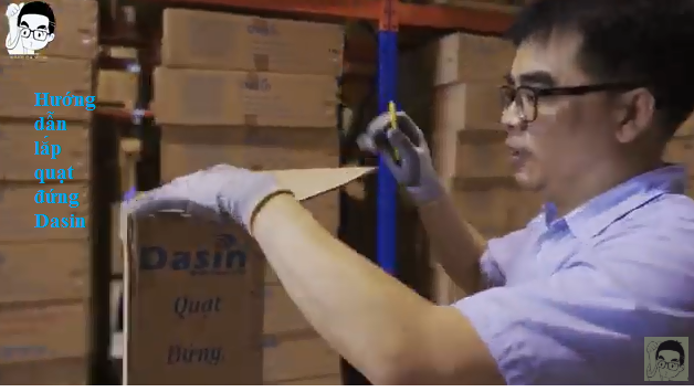 Các bước hướng dẫn lắp đặt  quạt đứng  đơn giản. 
