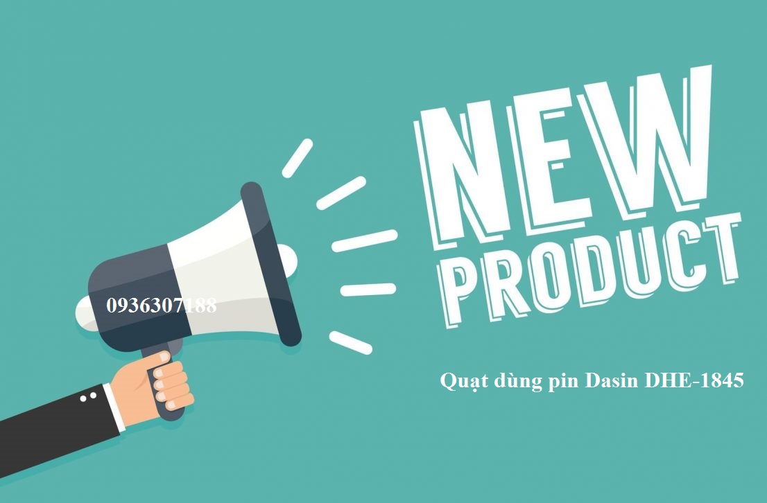 Quạt điện dùng PIN sản phẩm mới Dasin, không lo mất điện
