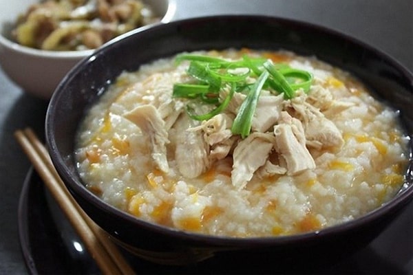 gà nấu cháo
