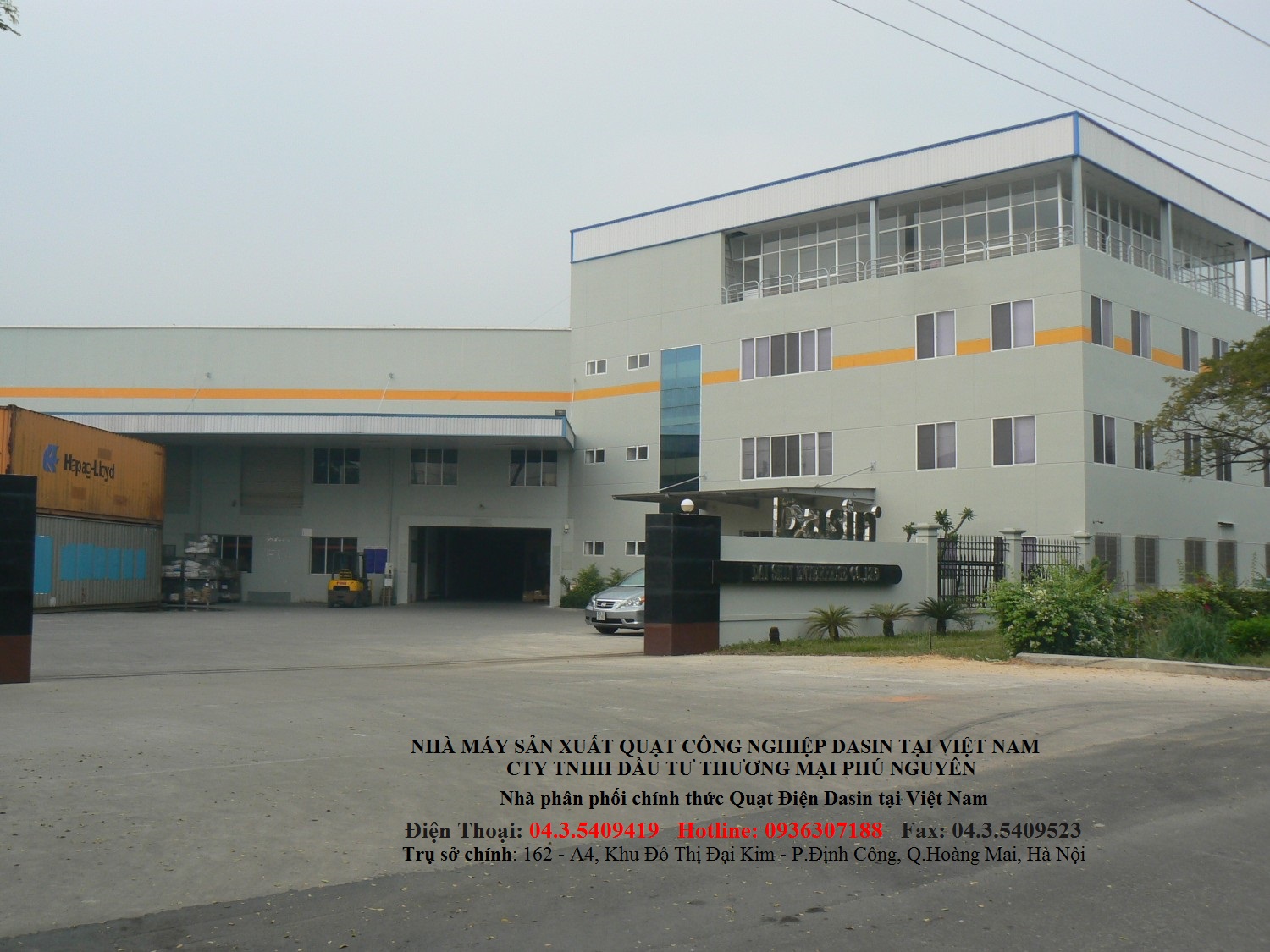 Quạt treo tường công nghiệp ở Hải Phòng
