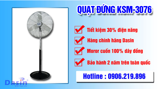 quạt đứng công nghiệp ksm-3076