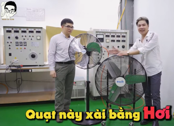 Quạt DASIN chạy bằng hơi, khí nén 