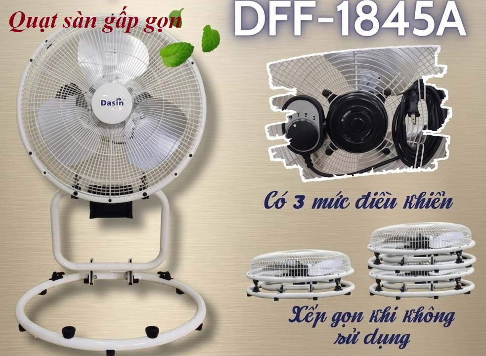 Giải Pháp Làm Mát Cho Căn Hộ Nhỏ Với Quạt Sàn Gấp Gọn