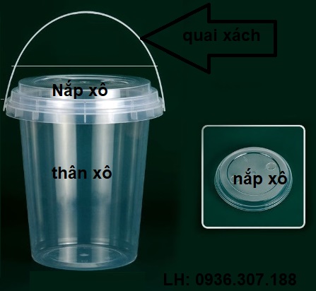 xô nhựa trong 