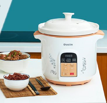 Nồi hầm điện Dasin lòng sứ 5 lít 