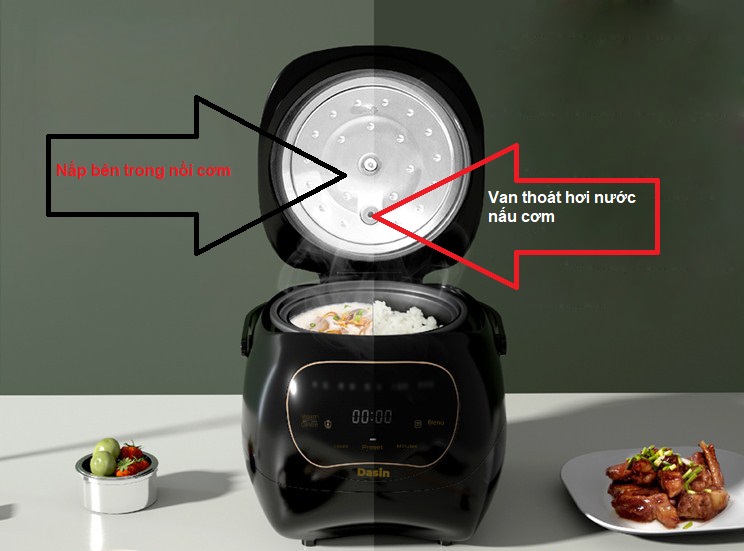 nồi cơm lõi sứ dasin 