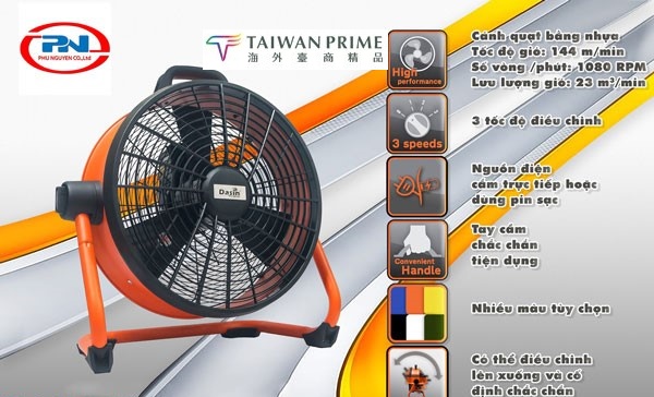 quạt pin tích điện 
