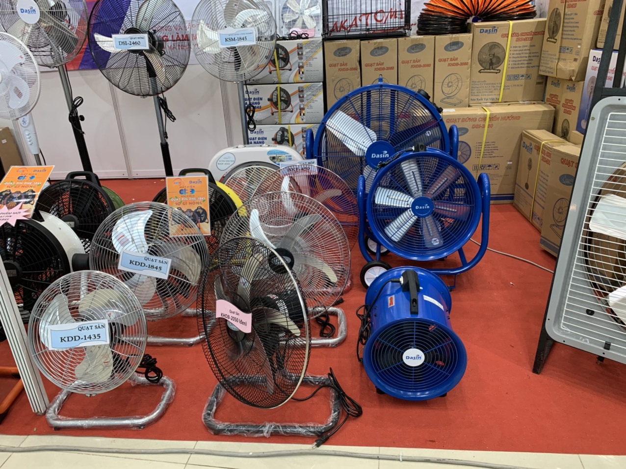 Hệ thống quạt công nghiệp Dasin 